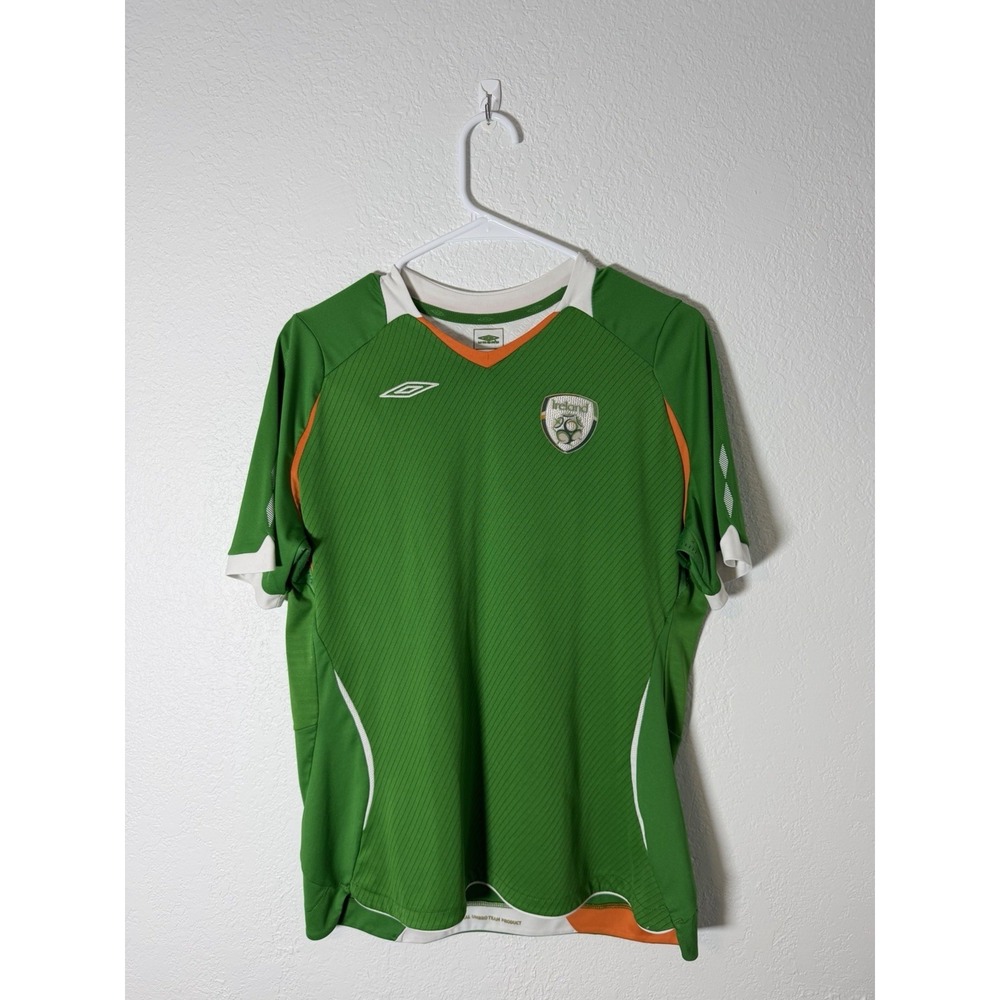 IRELAND 90s HOME FOOTBALL SHIRT SOCCER JERSEY UMBRO sz M MEN Green